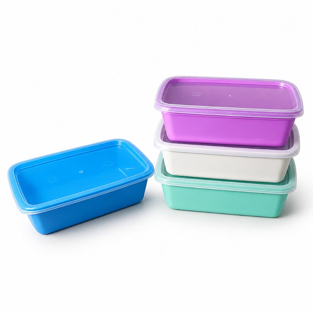 Kit 10 Marmita conjunto Potes 750ml BPA FREE - Alimentos organizadores de congelador