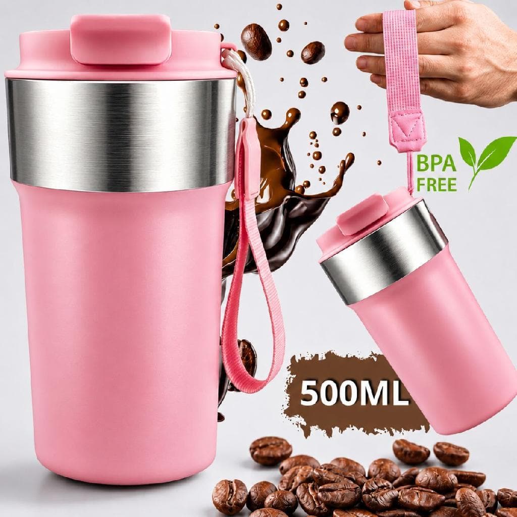 Copo Termico 500ml Inox Cafe Escritorio Trabalho