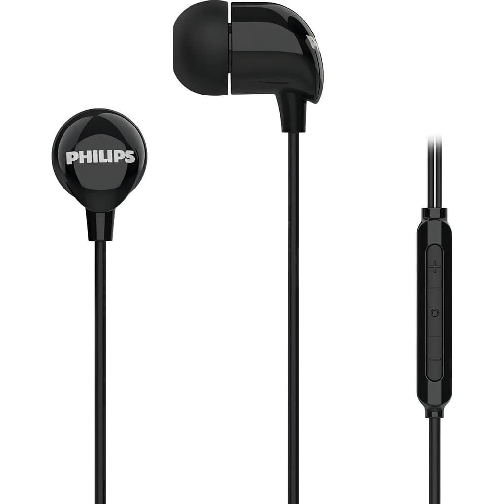 Fone De Ouvido Philips Tae2146bk/00 Tipo -c Cor Preto Áudio de Qualidade