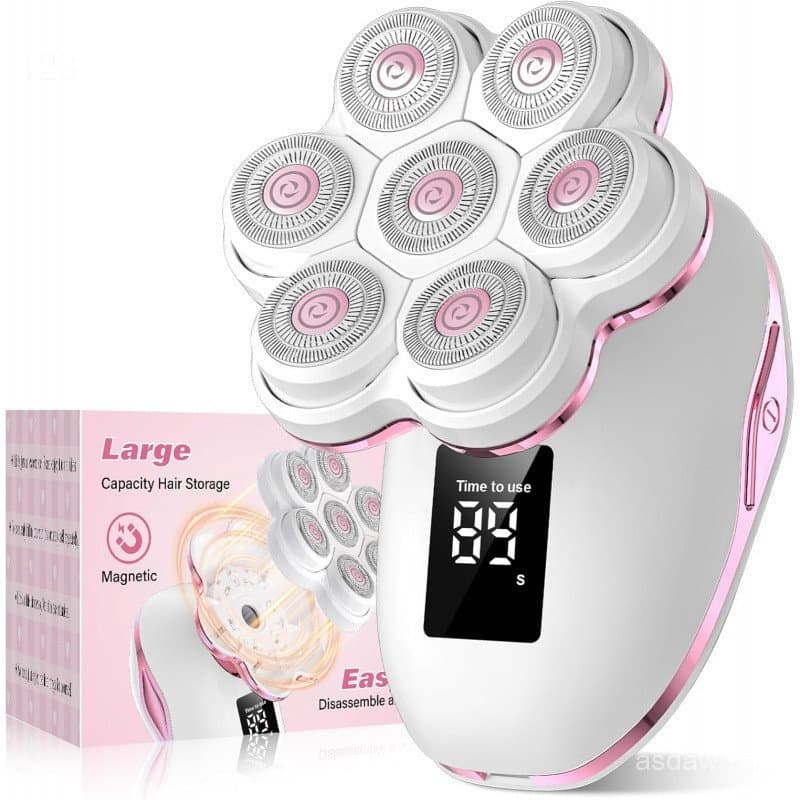 Depiladores Elétricos para Mulheres, 120 Minutos de Autonomia, Depilador IPX8 para Pele Sensível |   Lâmina flutuante de