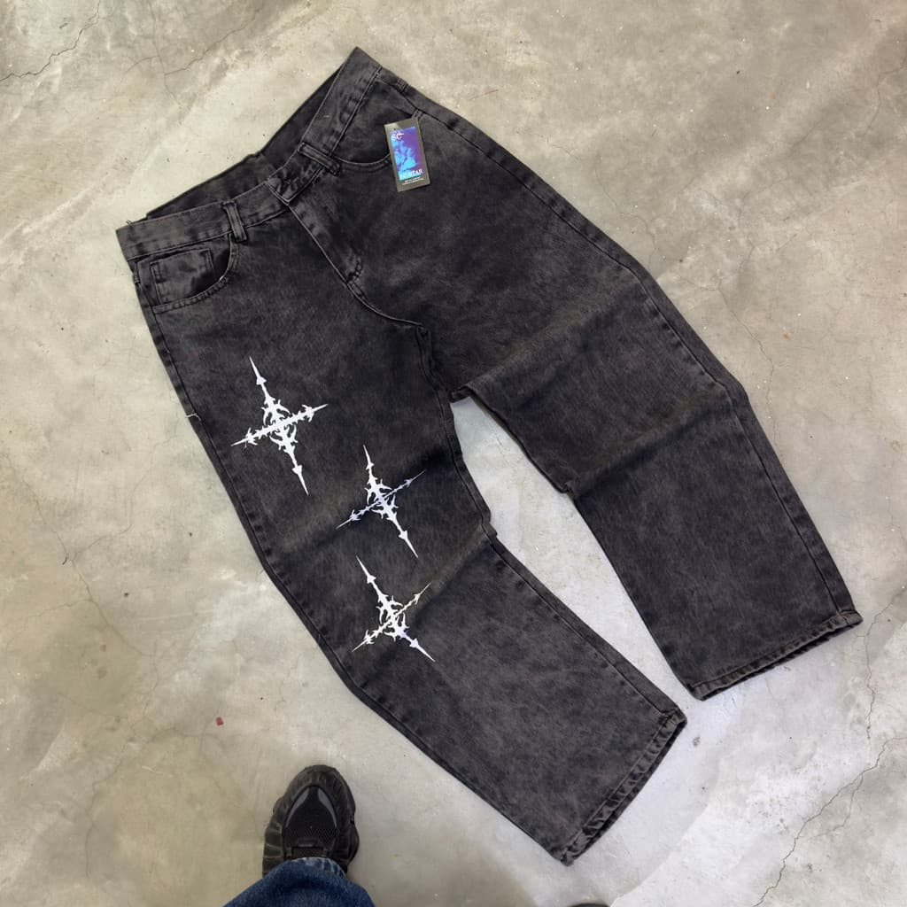 Calça Baggy Balão Estonado Pesada Streetwear Skater