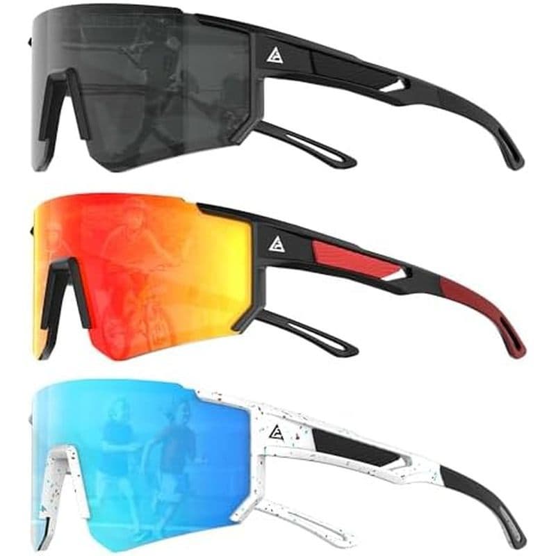3PACK Crianças Óculos De Sol Juventude Beisebol Para Meninos Meninas De 4 A 14 Anos , Softball Ciclismo Proteção UV400 E