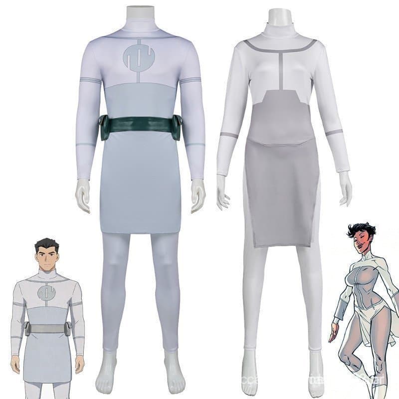 Novidades: Fantasia de Cosplay da Marca Invincible Grayson, Macacão de Super-Herói, Traje de Anime para Halloween e Role