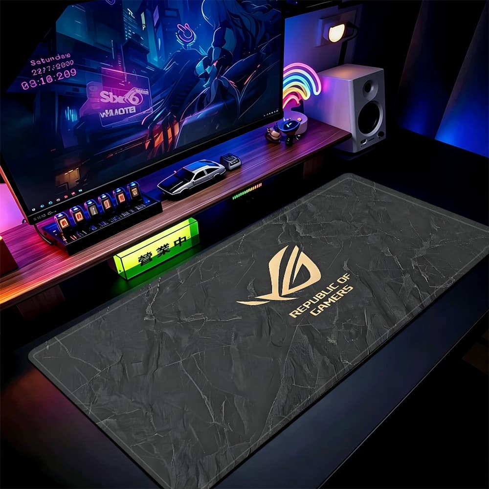 Grande Jogo Mouse Pad Antiderrapante 80X30 CM Impressões Personalizadas Mousepad Costurado Borda Spendthrift Olho KK