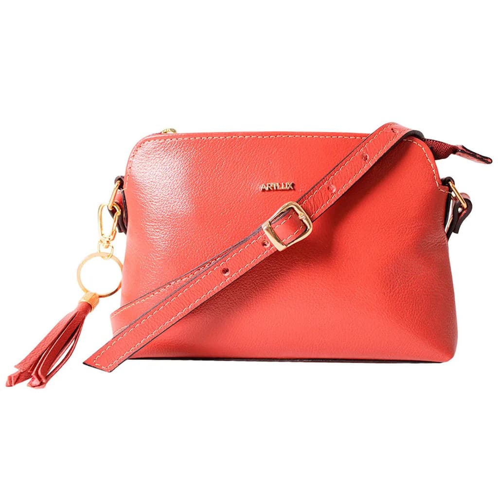 Bolsa Transversal em Couro Artlux 9045 | Teles Couro
