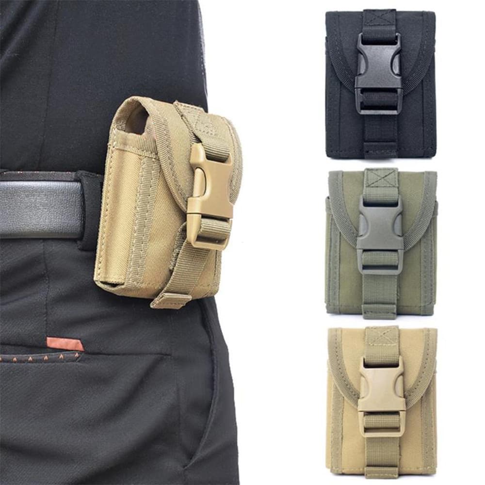 Bolsa Organizadora Tática Compacta EDC Nylon Resistente à Água MOLLE Mochila de Caça Bolsa de Munição Pacote de Cintura