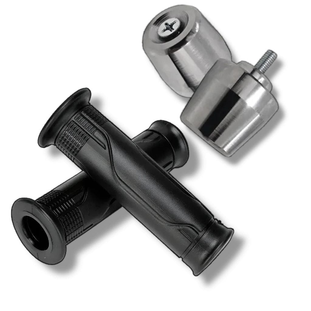 Kit Manopla CG Cargo + Peso Guidão PCX Cb300 Xre300 Cb250 Cbx250 Cbx200 Strada Universal