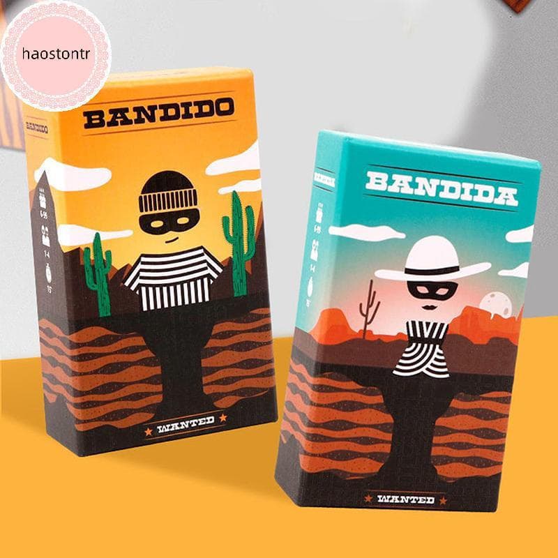 Haostontr 1 Conjunto Divertido Jogo De Estratégia BANDIDO BANDIDA Para 1-4 Jogadores , 15min Festa Em Família BR