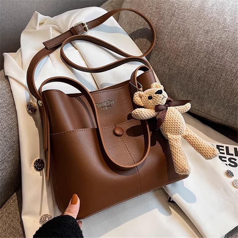 Grande capacidade Commuter axilas saco feminino 2024 novo estilo outono inverno Retro nicho bolsa de ombro All-Match mod