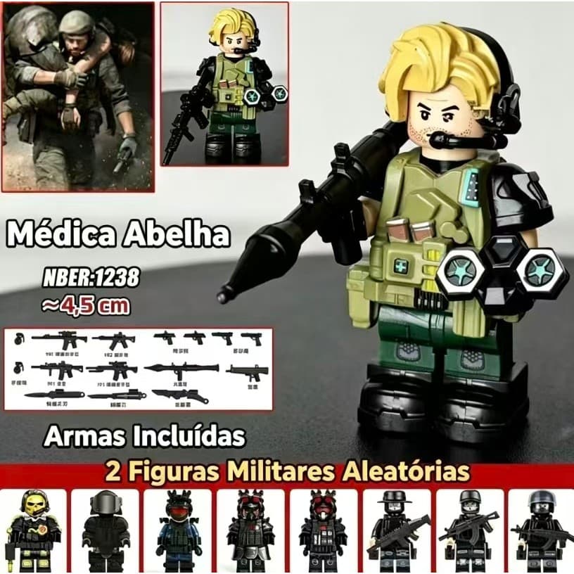 Soldado Veyron Lingxiao Delta Force em miniatura, blocos de construção militares, acessórios intercambiáveis, juntas f