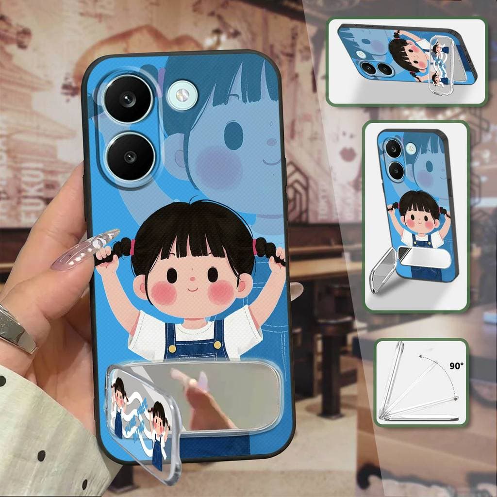 Capa De Telefone De Silicone Envoltório Completo Para Redmi Turbo5/Xiaomi Poco X8 Pro 5G Resistente À Sujeira Design De