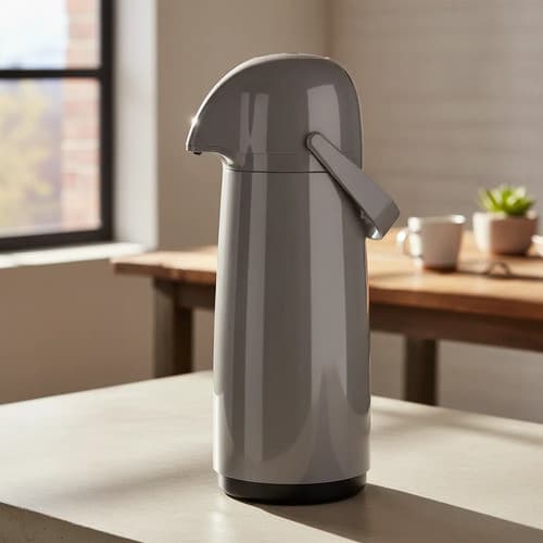 Garrafa Bule Térmico 1l Sanremo Expressar Super Jato Pressão Bege