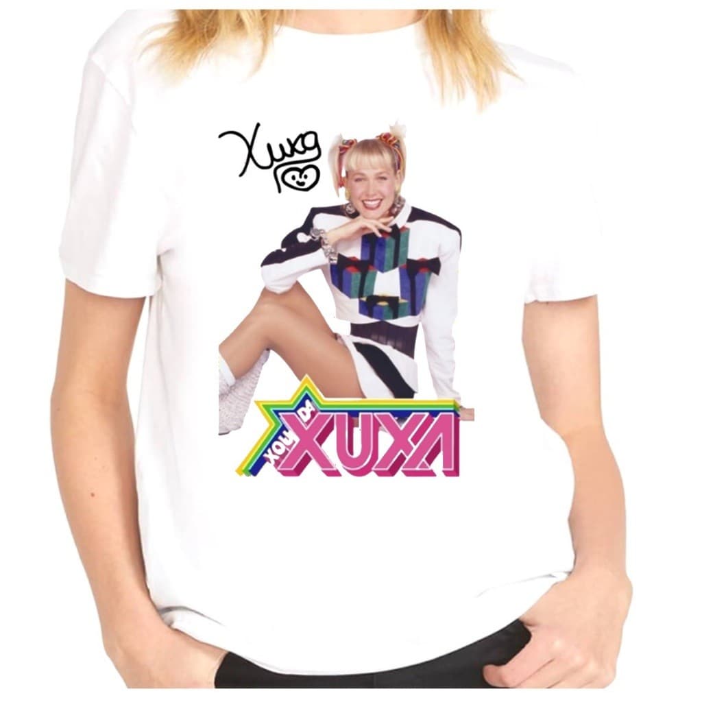 Camiseta Show da Xuxa Último Voo da Nave Blusa Xuxa Unissex Adulto P ao XG ou Infantil Super Promoção