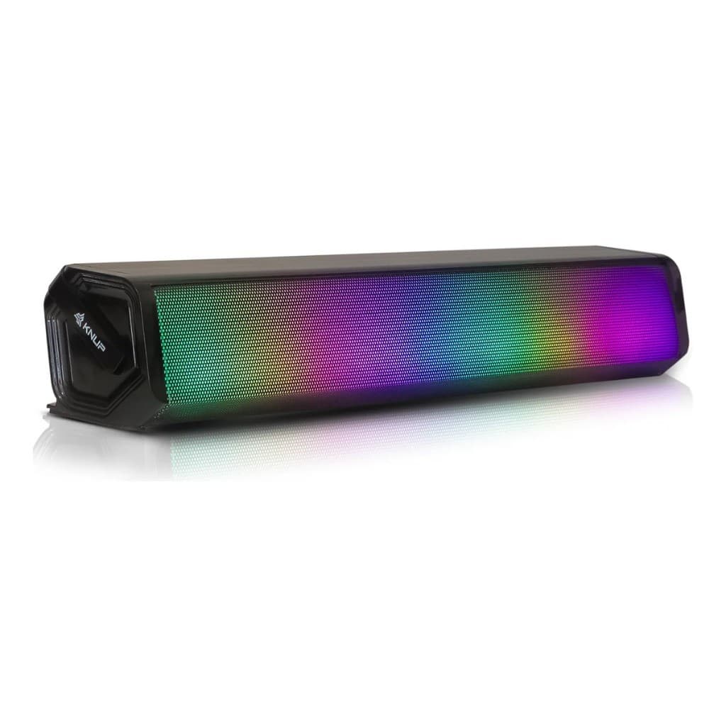 Caixa De Som Soundbar Gamer Rgb 6w Para Pc Notebook Usb P2 Caixa De Som Soundbar Gamer Rgb 6w Para Pc