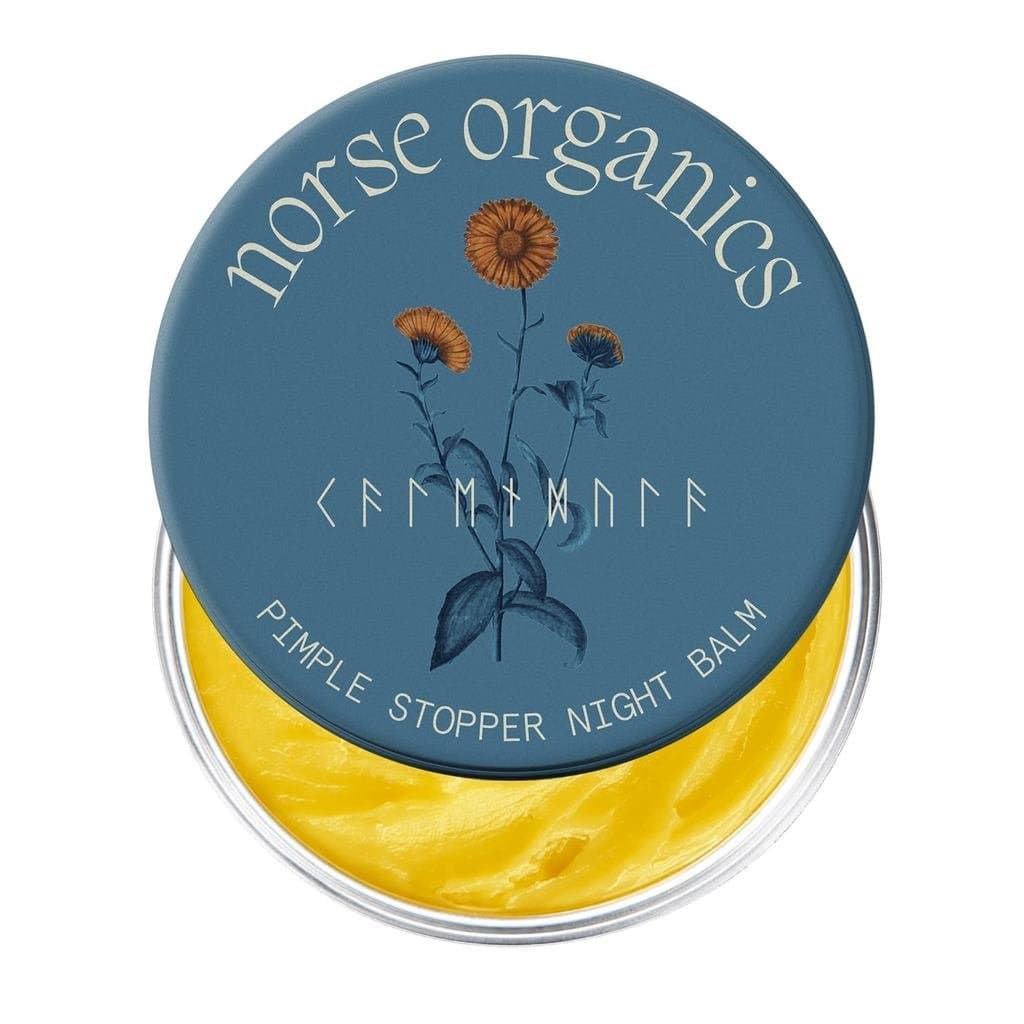 Bálsamo Noturno para Acne Norse Organics |   Tratamento para Acne, Redução da Vermelhidão e Alívio da Pele |   Ingredien