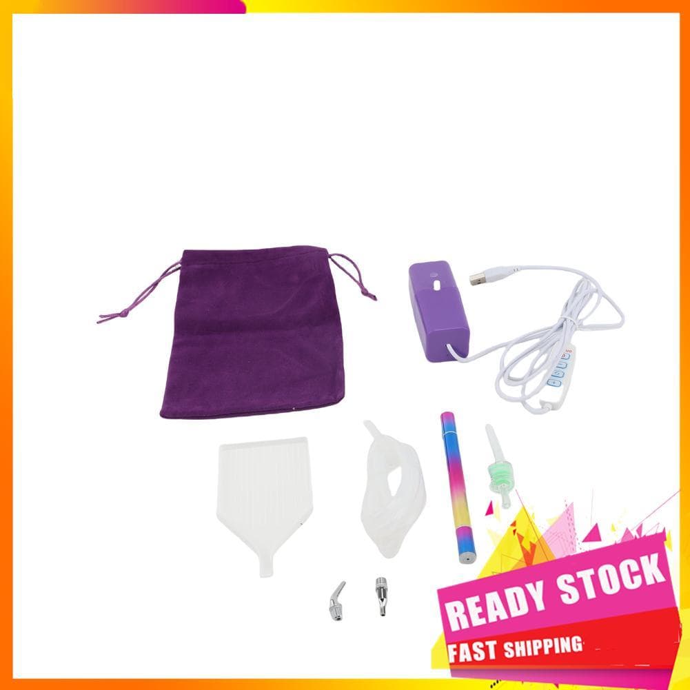 Gfgfgfgg Kit de pintura de strass gfgfgfgg Conjunto de ferramentas de caneta de arte elétrica a vácuo com bandeja de