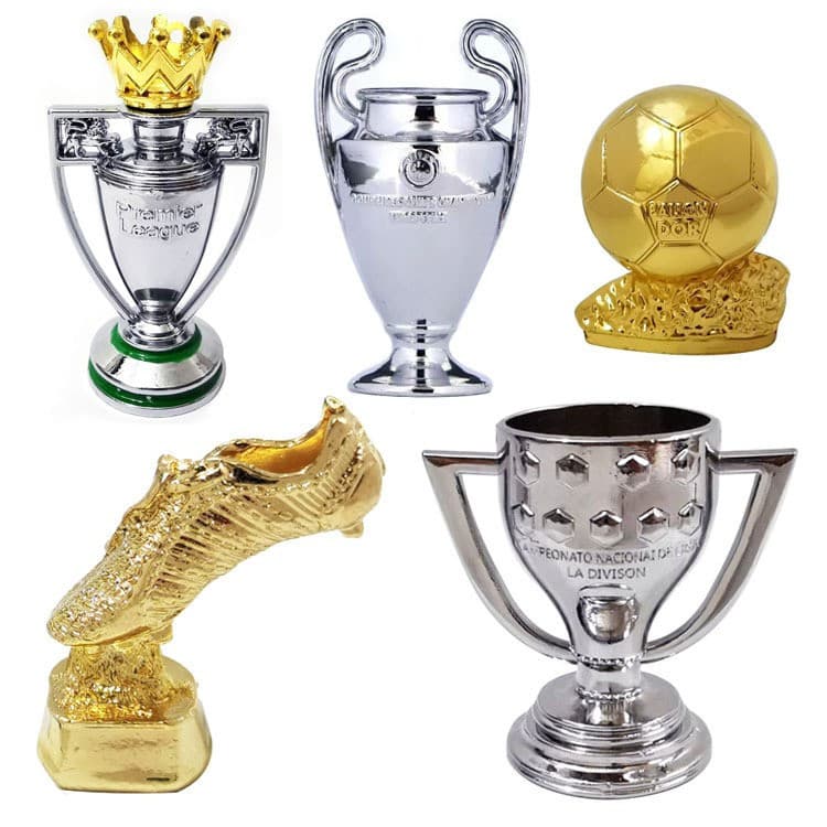 Mini Modelo de Futebol Simulação Troféu Decoração Liga R8PN