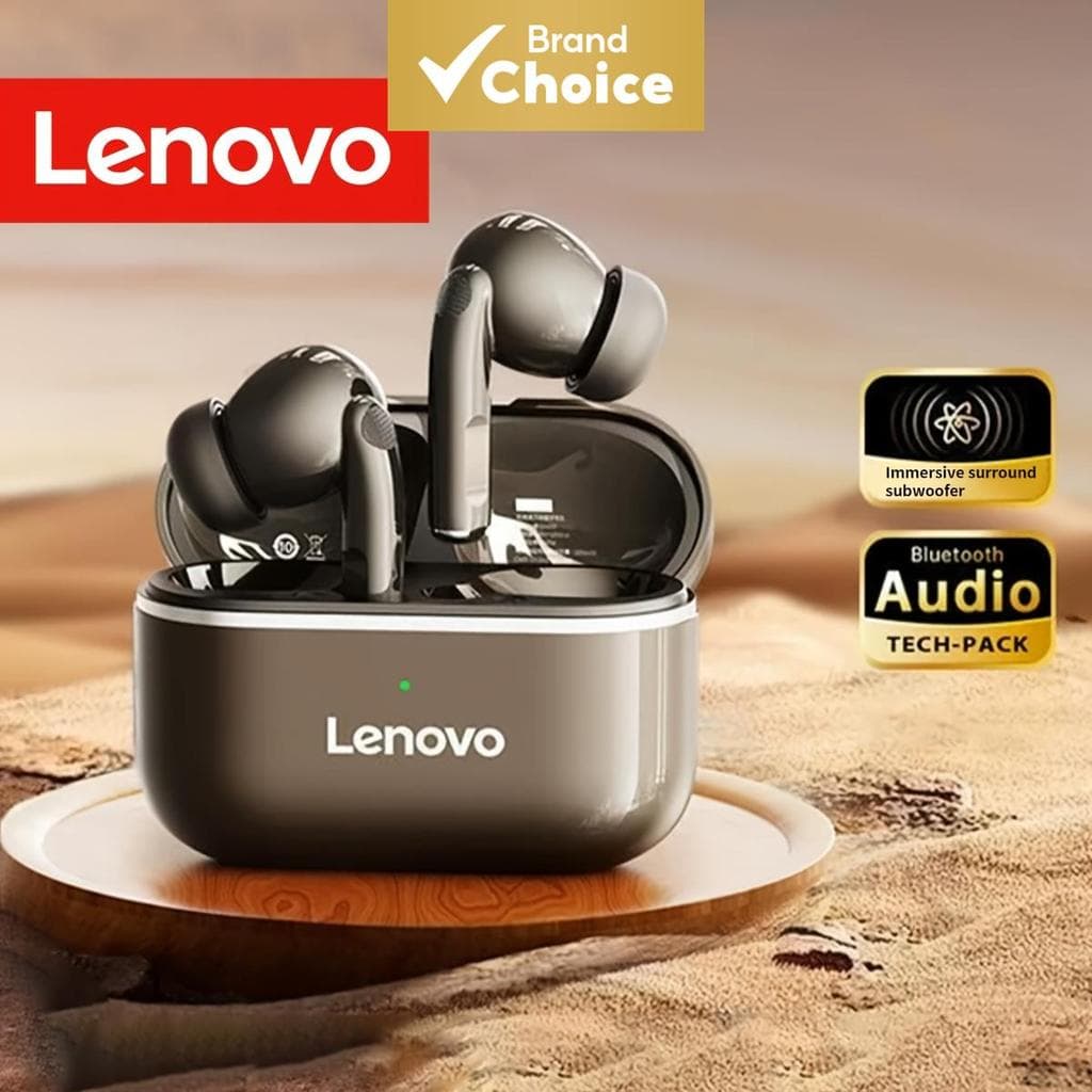 Fones de ouvido Lenovo EA230 TWS sem fio Bluetooth 5.4, intra-auriculares, bateria 40h, HiFi, baixa latência, ideais