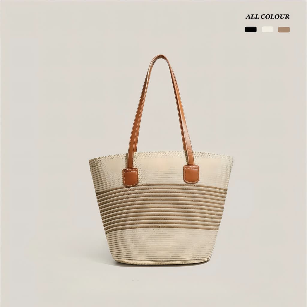 ❤️Bolsa de ombro tecida à mão de grande capacidade Bolsa de viagem diária Bolsa de compras Bolsa de praia de férias Bols
