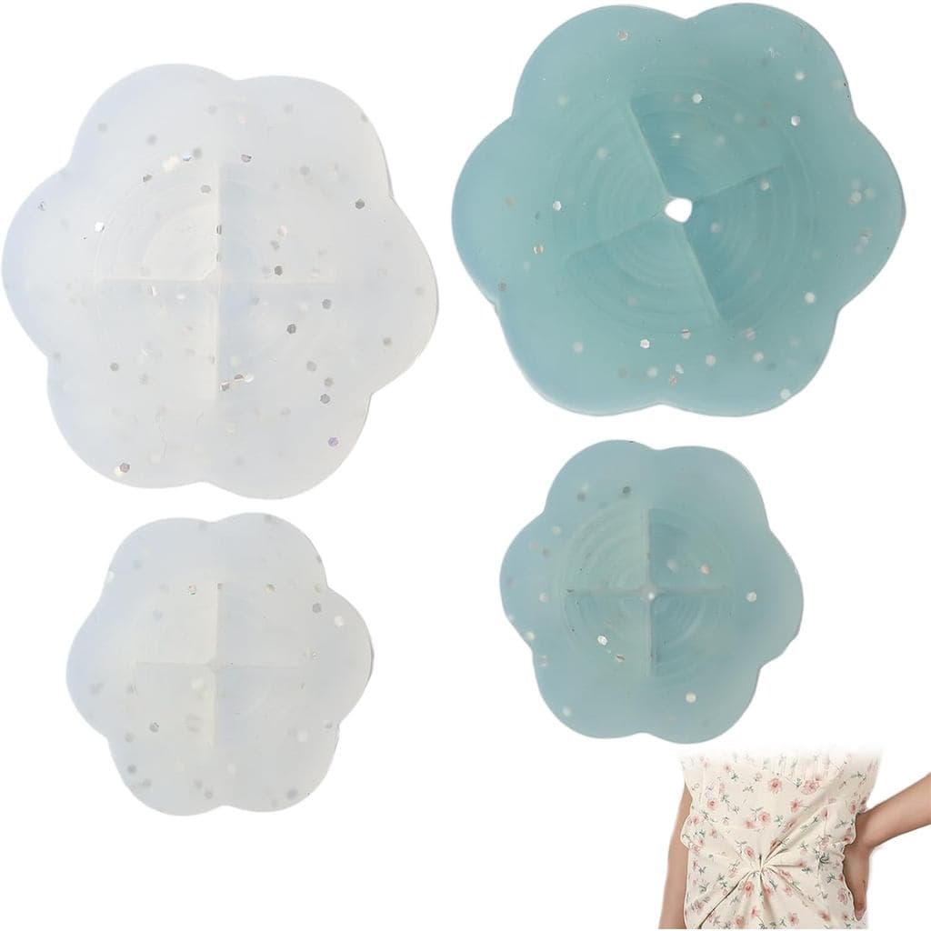 Conjunto de 4 Clipes de Ajuste para Roupas Femininas, Design Discreto, Antiderrapantes, Adequados para Vestidos, Camiset