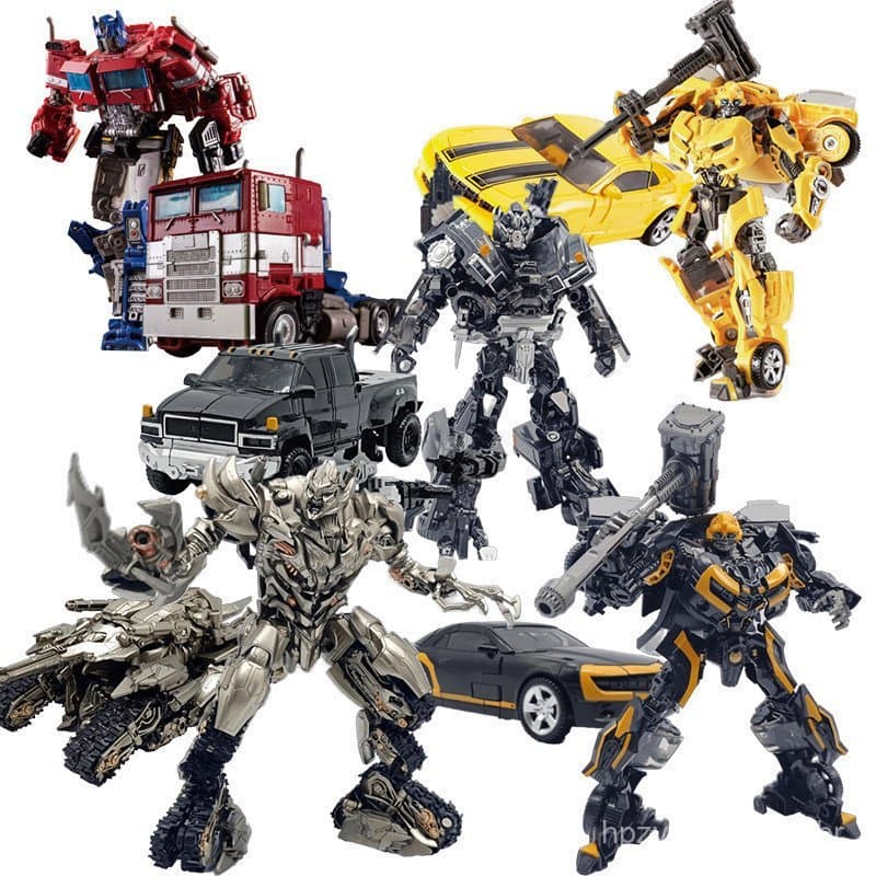 Transformers Optimus Prime Megatron Aranha Vermelha Bumblebee Aranha Vermelha Megatron Ironhide King Kong Figura de Aç
