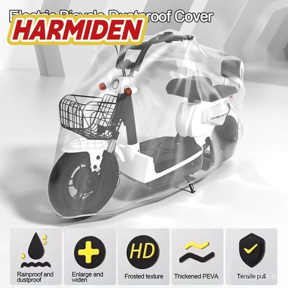 Capa Para Motocicleta MIOSHOP , Transparente Universal À Prova D'água Bicicleta Elétrica De Poeira