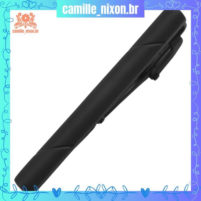 [camille_nixon.br] 4 Peças De Clipes De Gravata Para Homens , Conjunto Barra Gravatas Regulares , Negócios De Casamento