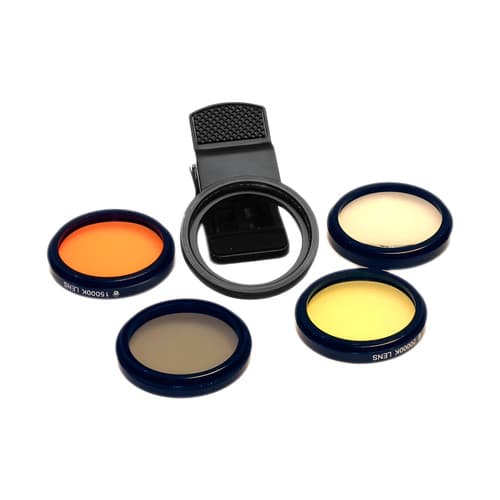 Kit Lentes Filtro De Celular P/ Fotografia Aquários Corais