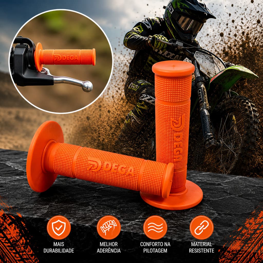 Manopla Dega Speed Pro Laranja