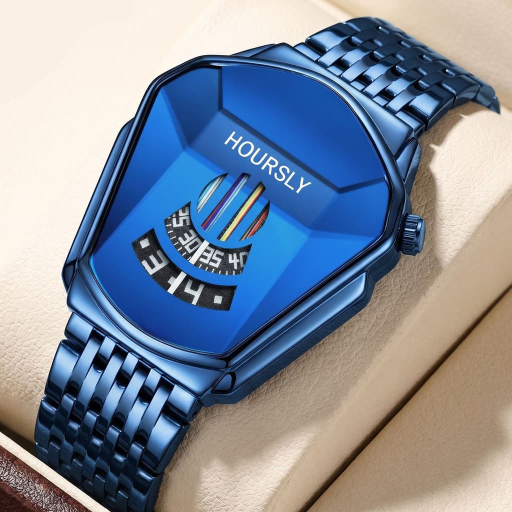 Shopee relógio masculino cabeça de cobra horas relógio masculino locomotiva relógio de pulso atacado relógio de quartzo
