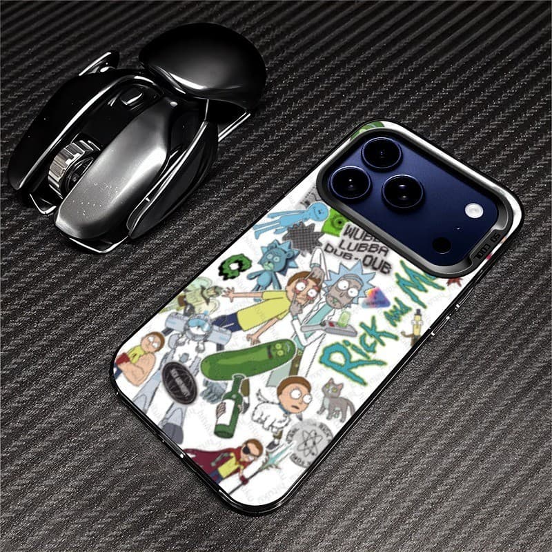 Capa iPhone16/17 série Capa personalizada para celular（260731）Rick e Morty7