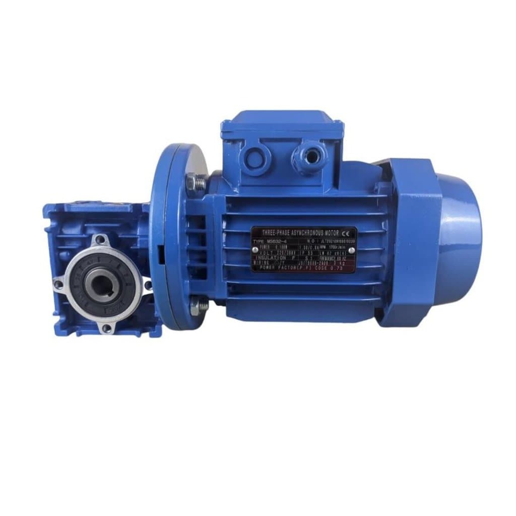 Motoredutor Motor 1/4Cv com Redutor 1:80 trifásico 220/380V 22rpm
