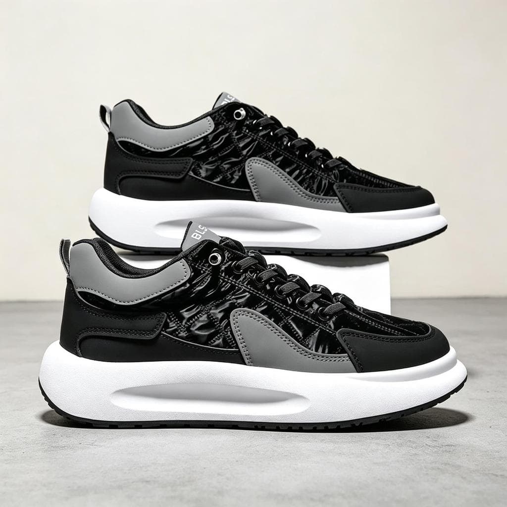 Aumentando tênis sapatos masculinos novo estilo versão coreana na moda tênis de cano baixo confortável respirável Forres