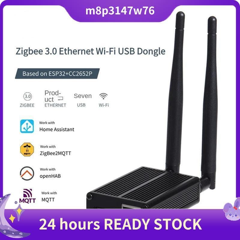 Zigbee/Thread ETH-52P USB Dongle 3.0 A WiFi Gateway Coordenador Para MQTT Home Assistant ZHA Openthread