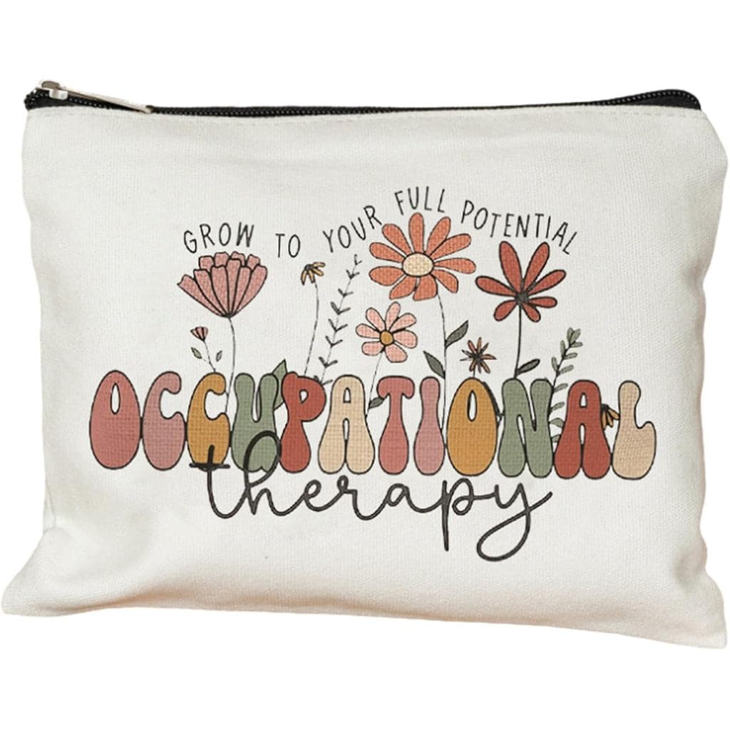 Presentes de Terapia Ocupacional para Mulheres, Bolsa de Maquiagem Boho para Terapeutas, Presentes Perfeitos para Terape