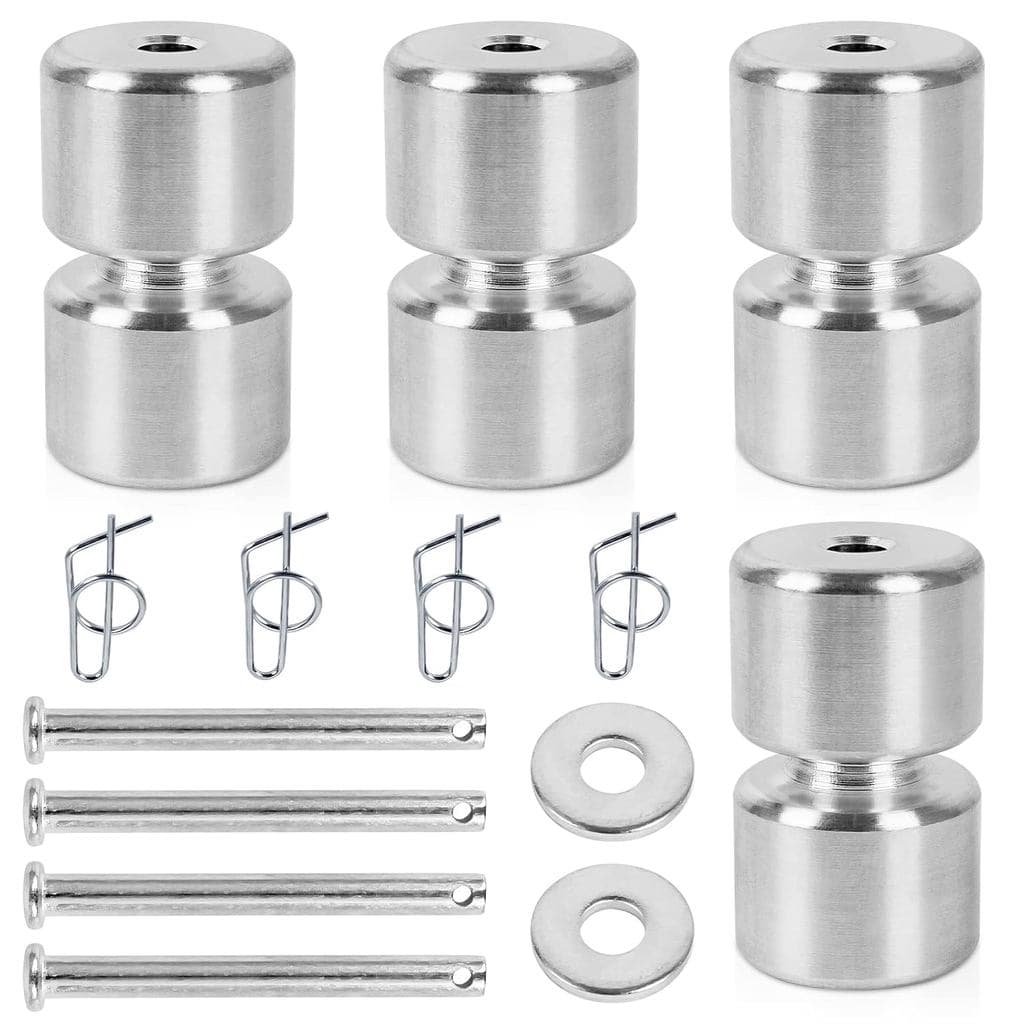 Kit de Rolos de Assistência para Elevação de Porta Traseira de Reboque GL1 GMNR925, Peças de Elevação para Reboque, Rolo