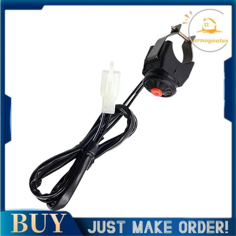 Motocicleta Pit Dirt Bike Motocross Matar Chifre Interruptor Botão Momentâneo Vermelho