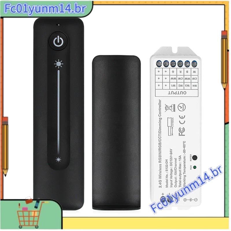 LED Dimmer 2.4G PWM Toque Controle Remoto Sem Fio 5V 36V Única Cor Luz De Tira Inteligente Wifi Interruptor