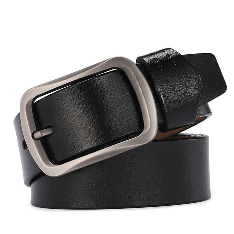 Cinto Masculino Plus Size 130 140 150 160 170 Cm Couro Genuíno Em Liga De Couro Com Fivela Cintos Com Alça Na Cintura Je