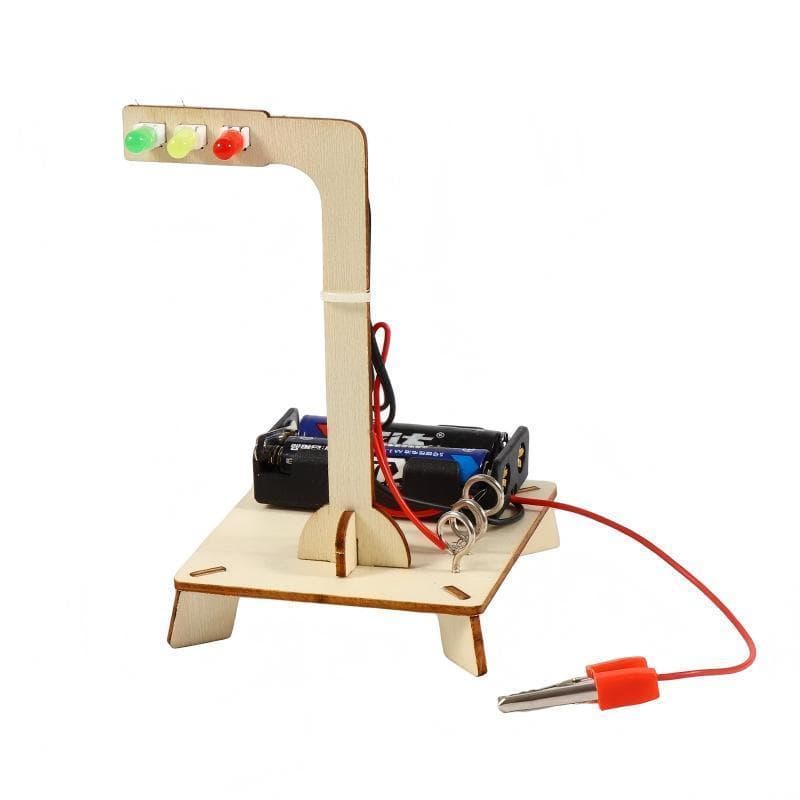 Kit De Semáforo DIY : Brinquedo Experimental Científico Para Estudantes Aprendizagem Em Casa E Escola
