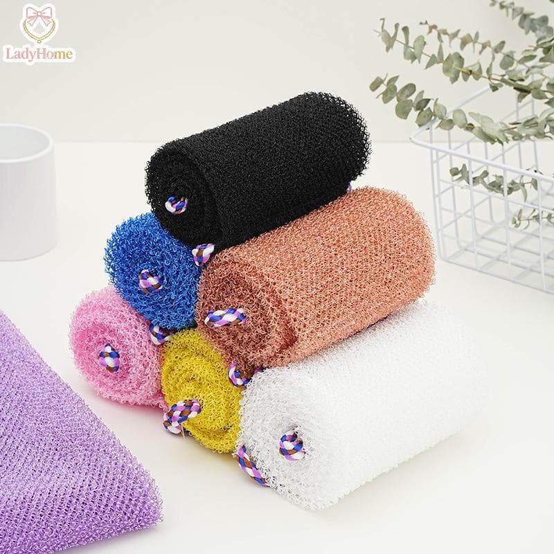 LADYH 1 Unidade De Esponja De Rede Africana Durável Para Banho Esfoliante Suave , Perfeita Todos Os Tipos De Pele