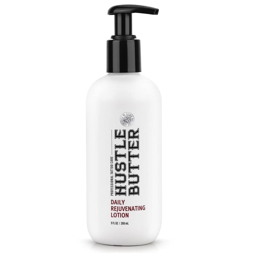Hustle Butter Tattoo Aftercare - Loção Hidratante Diária - Derivada de Ingredientes Naturais, Vegana e Livre de Crueldad