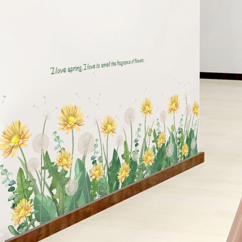 Decoração de canto rodapé adesivos de parede auto-adesivo papel de parede adesivos remendo buracos cobrir paredes feias