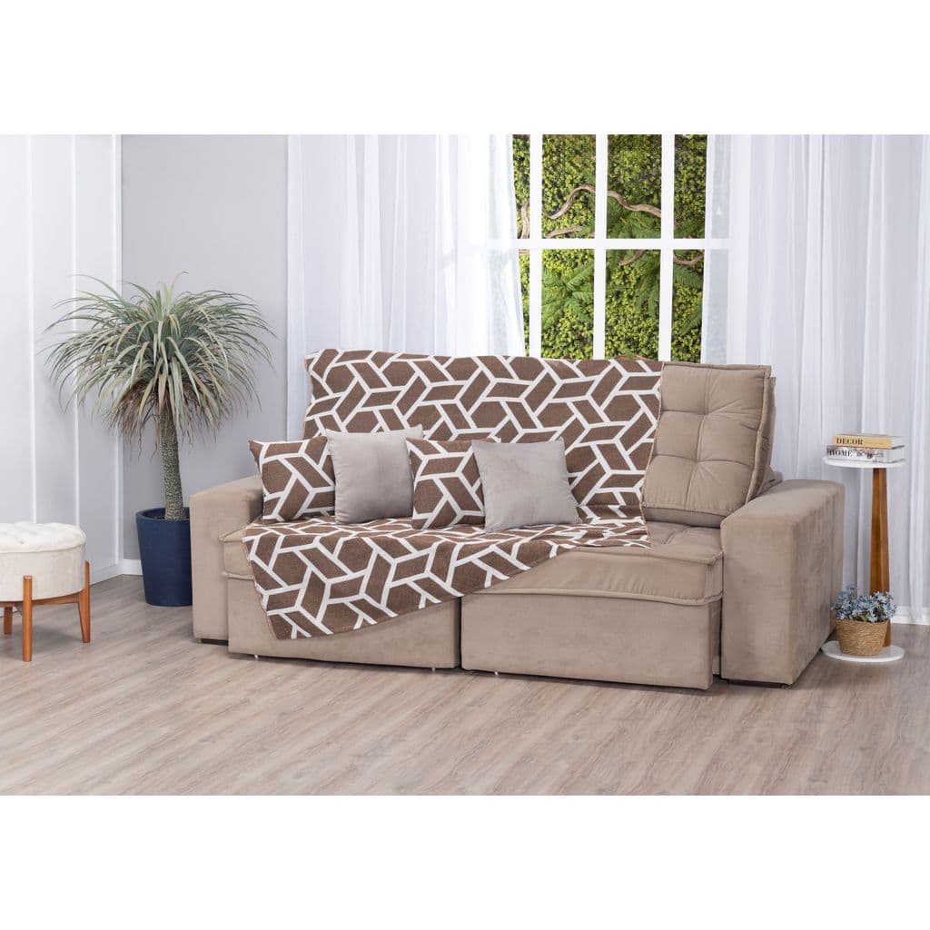 XALE JACQUARD Premium Para Deixar Seu Sofa Mais Elegante Tamanhos 1,35 A 2,240