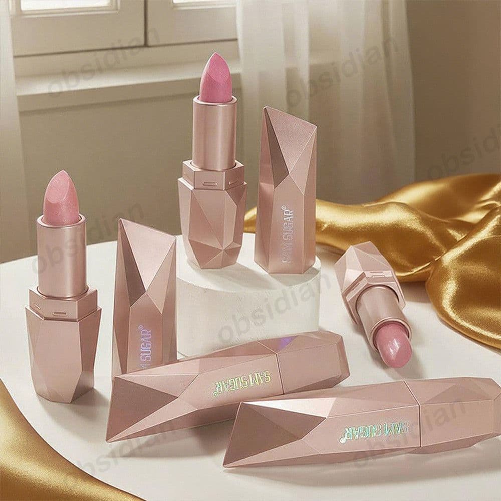 SAM SUGAR Brilho Labial Hidratante Exquisite Não Sai, Resistente ao Suor, Clareador, Alto Brilho, Textura Fina e