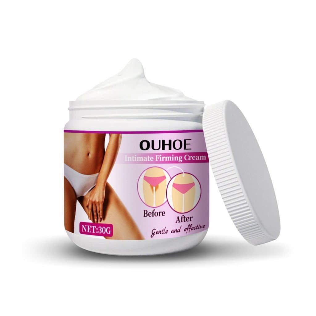 O creme para cuidados com a pele OUHOE possui uma fórmula suave que hidrata e cuida das articulações das axilas e dos co