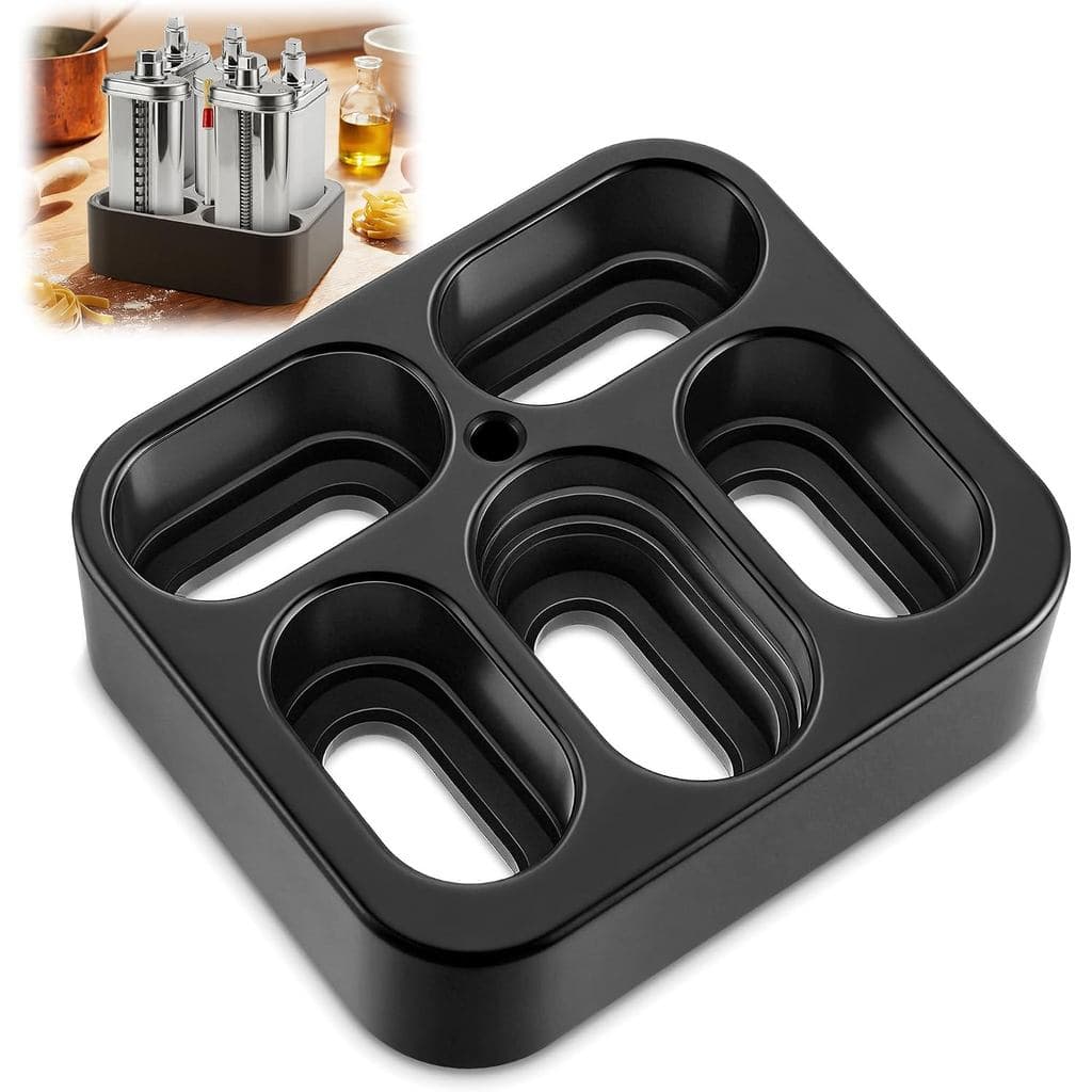Suporte/Organizador de Acessórios para Massa Enhon com 5 Compartimentos, Compatível com o Conjunto Deluxe de 5 Peças par