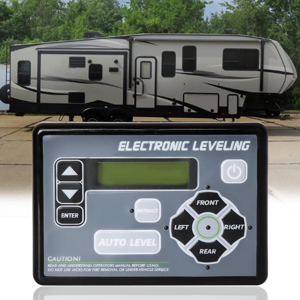 Painel de Controle de Nivelamento Automático para RV Lippert, para Quinta Roda e Trailer de Viagem, Substituição do Pain