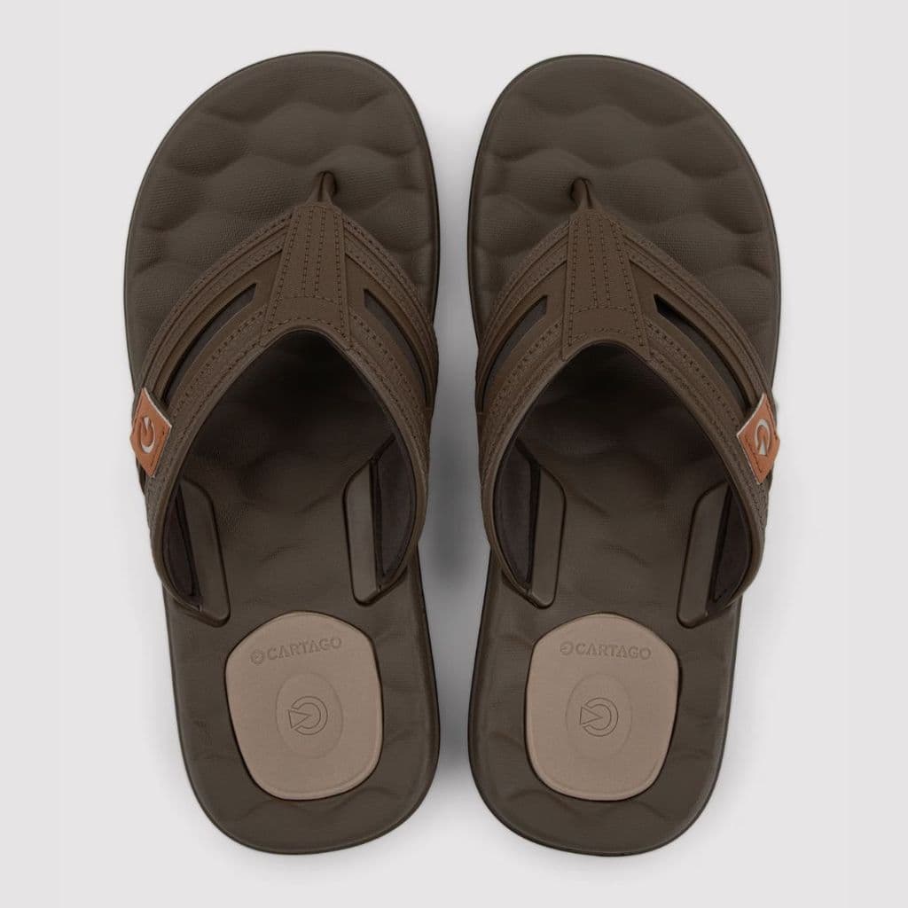 Chinelo de Dedo Cartago Preto Egeu IV Masculino