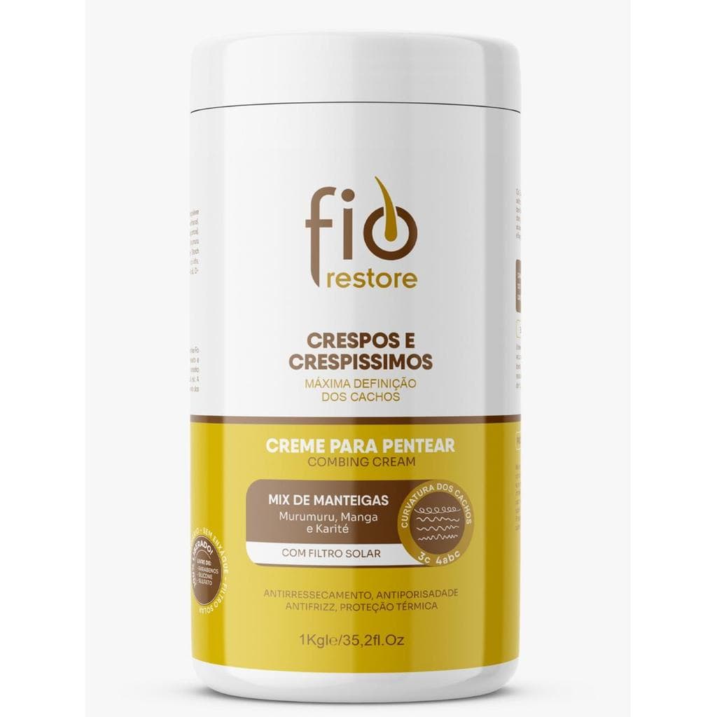 Fio Restore Crespos e Crespissimos - Creme de Pentear 1kg